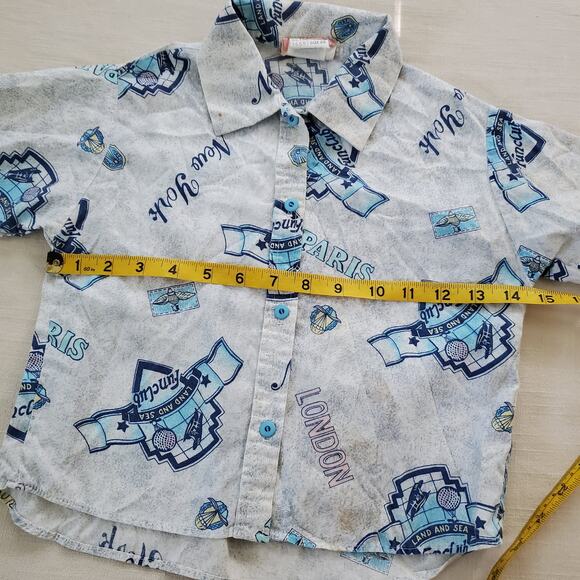 Vintage Travel Places Shirt 3t/4t - Picture 9 of 10